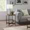 Alaterre Furniture Brookline 20" Round Wood with Concrete-Coating End Table AWBL18CC - alternate 3